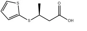(3S)-3-(2-THIENYLTHIO)BUTANOIC ACID [CAS No. 133359-80-5]